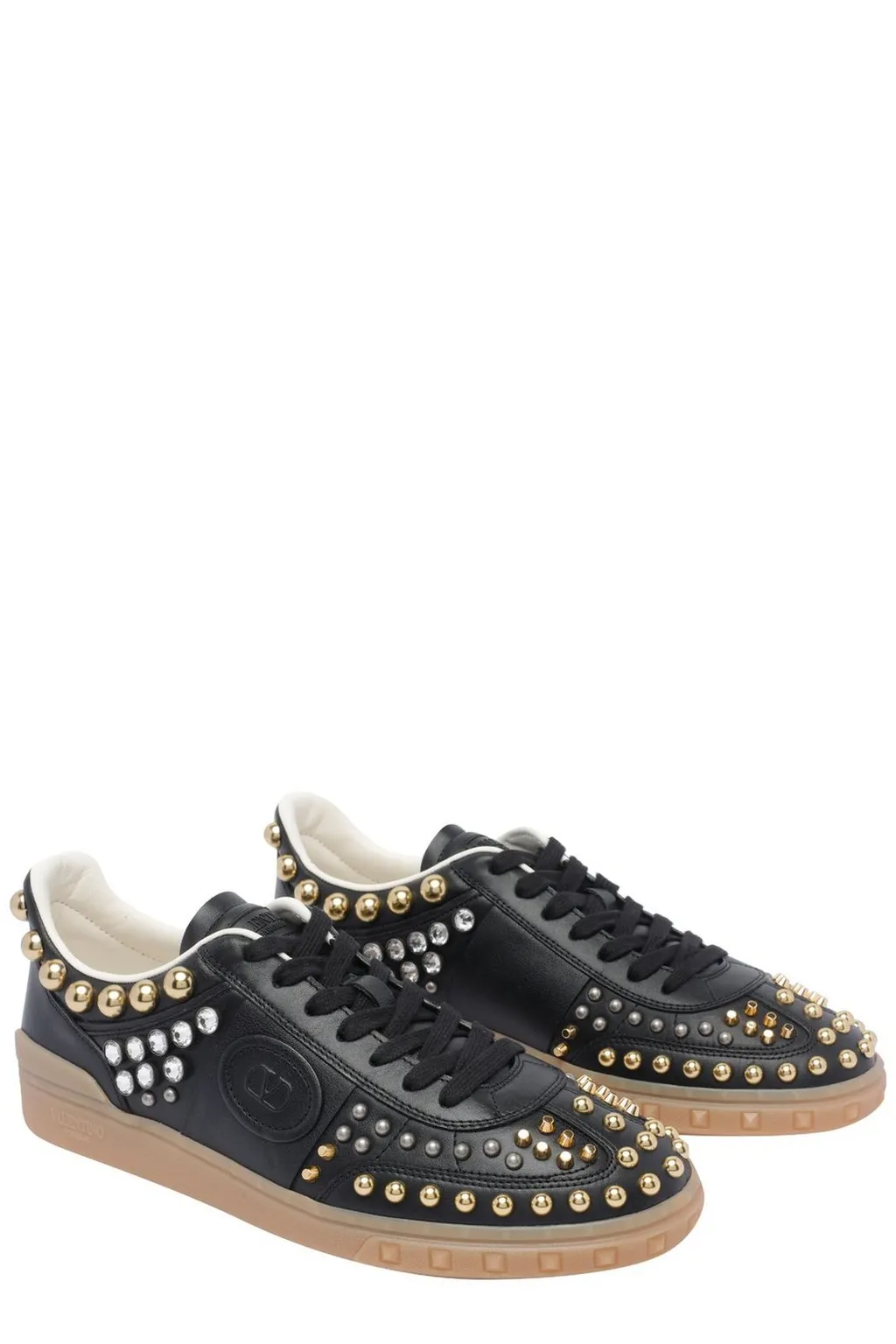 Studded Low-Top Sneakers