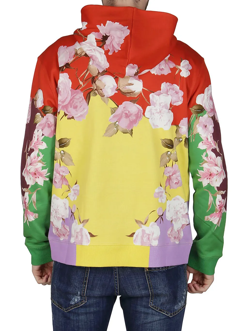 Floral Print Hoodie
