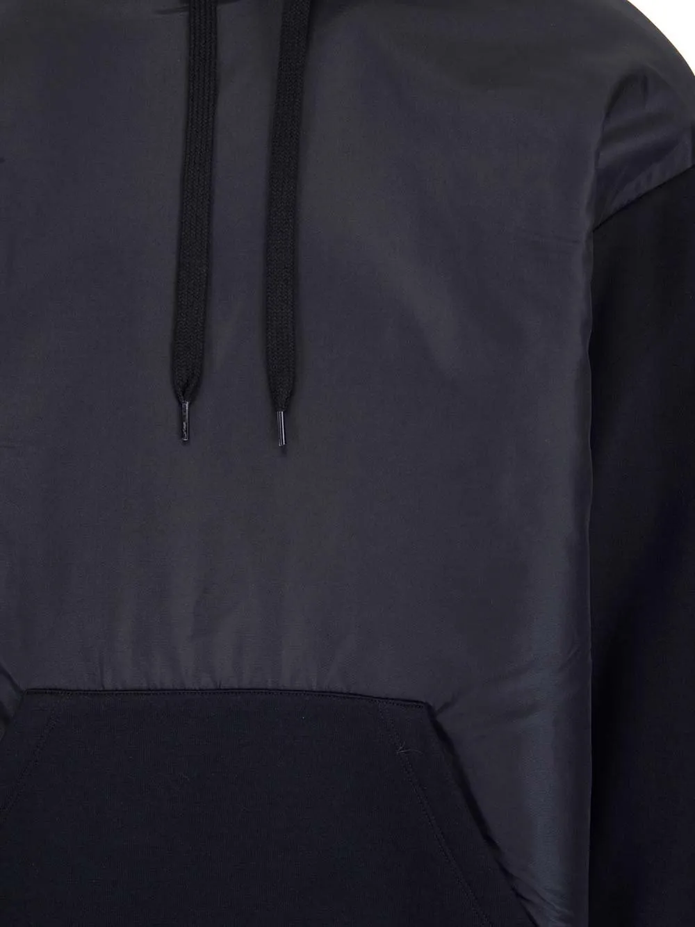 Hoodie With Contrast Sleeves
