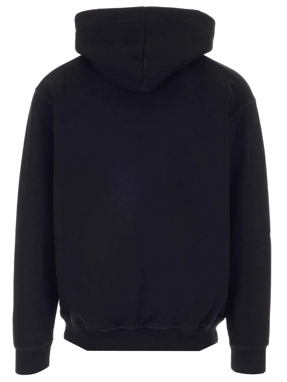 Hoodie With Embroidered Flower