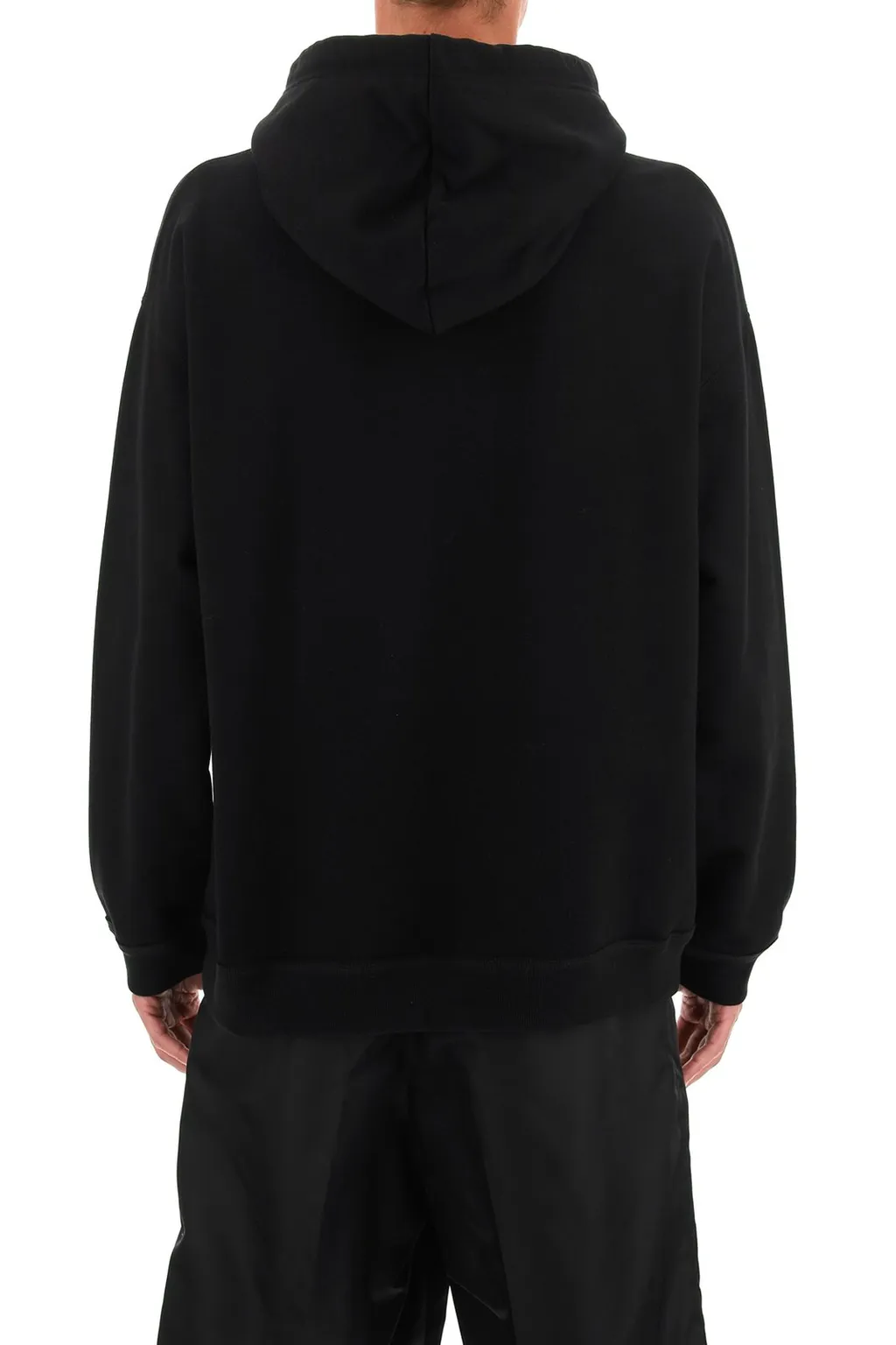 Hoodie With Embroidered Flower