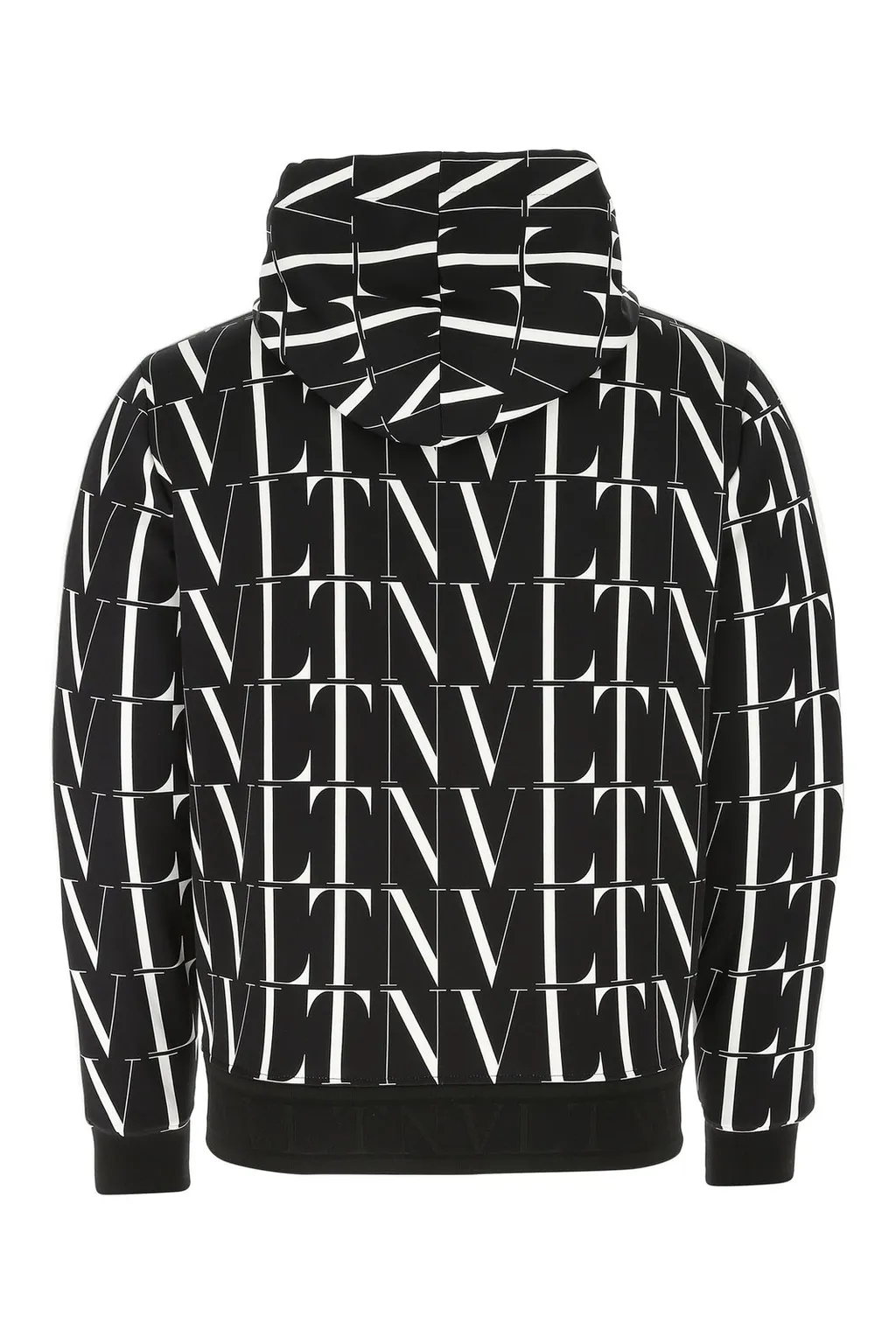 All-Over Vltn Print Zip Hoodie