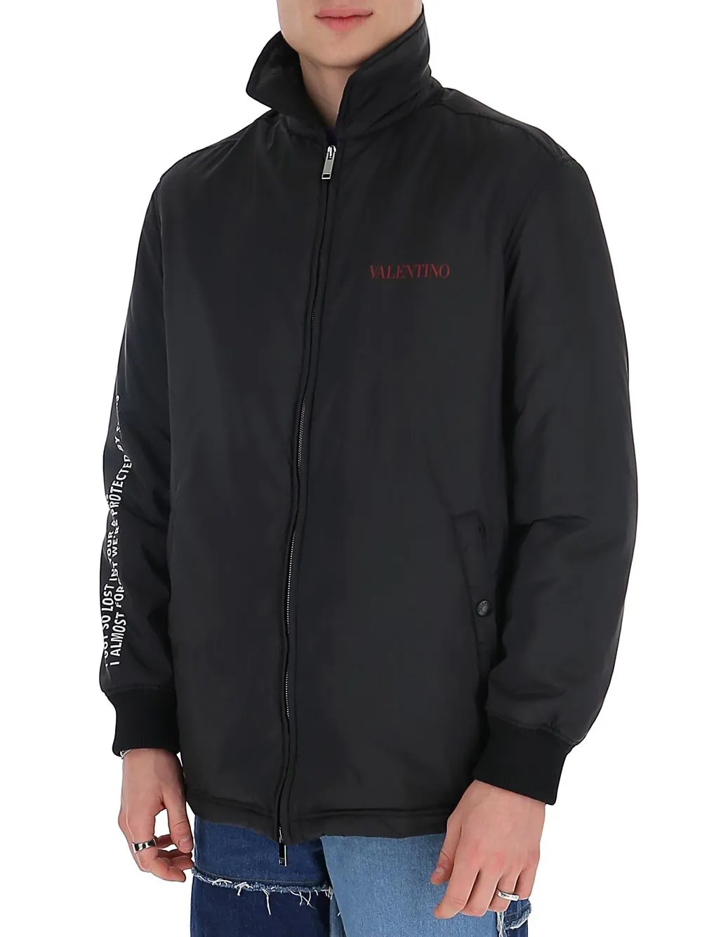 Jacket With Moon Print