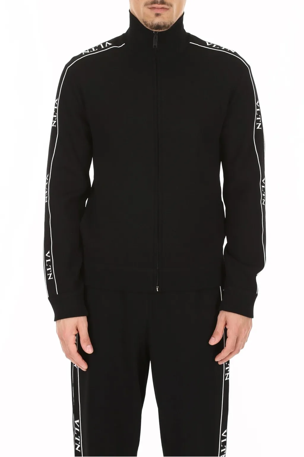 Track Jacket With Vltn Logo Tape