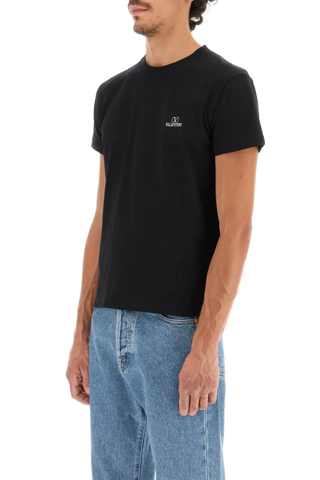 T-Shirt With Vltn Logo