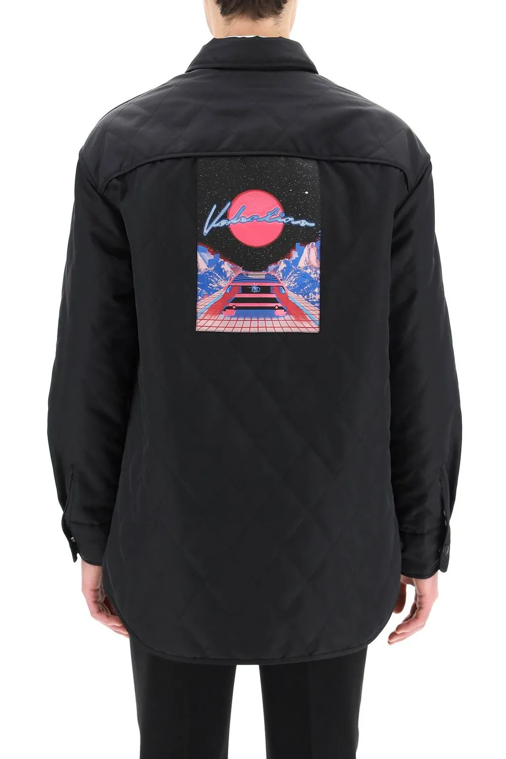 Quilted Jacket With Patches