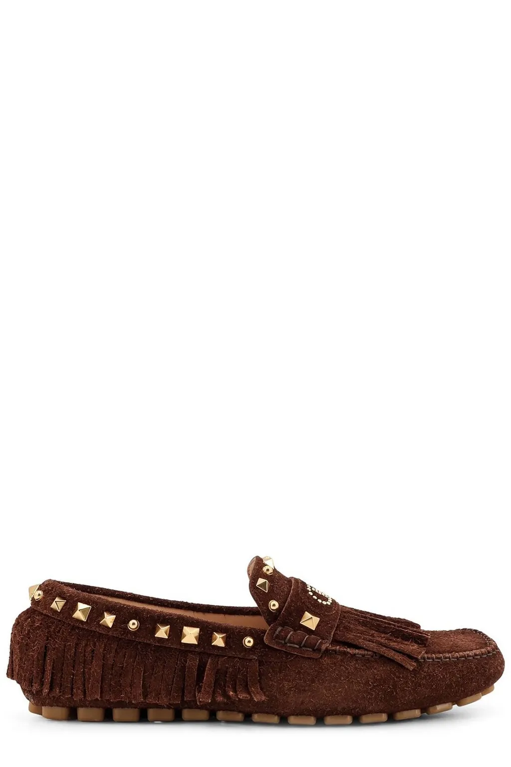 Mocassins With Fringe And Studs