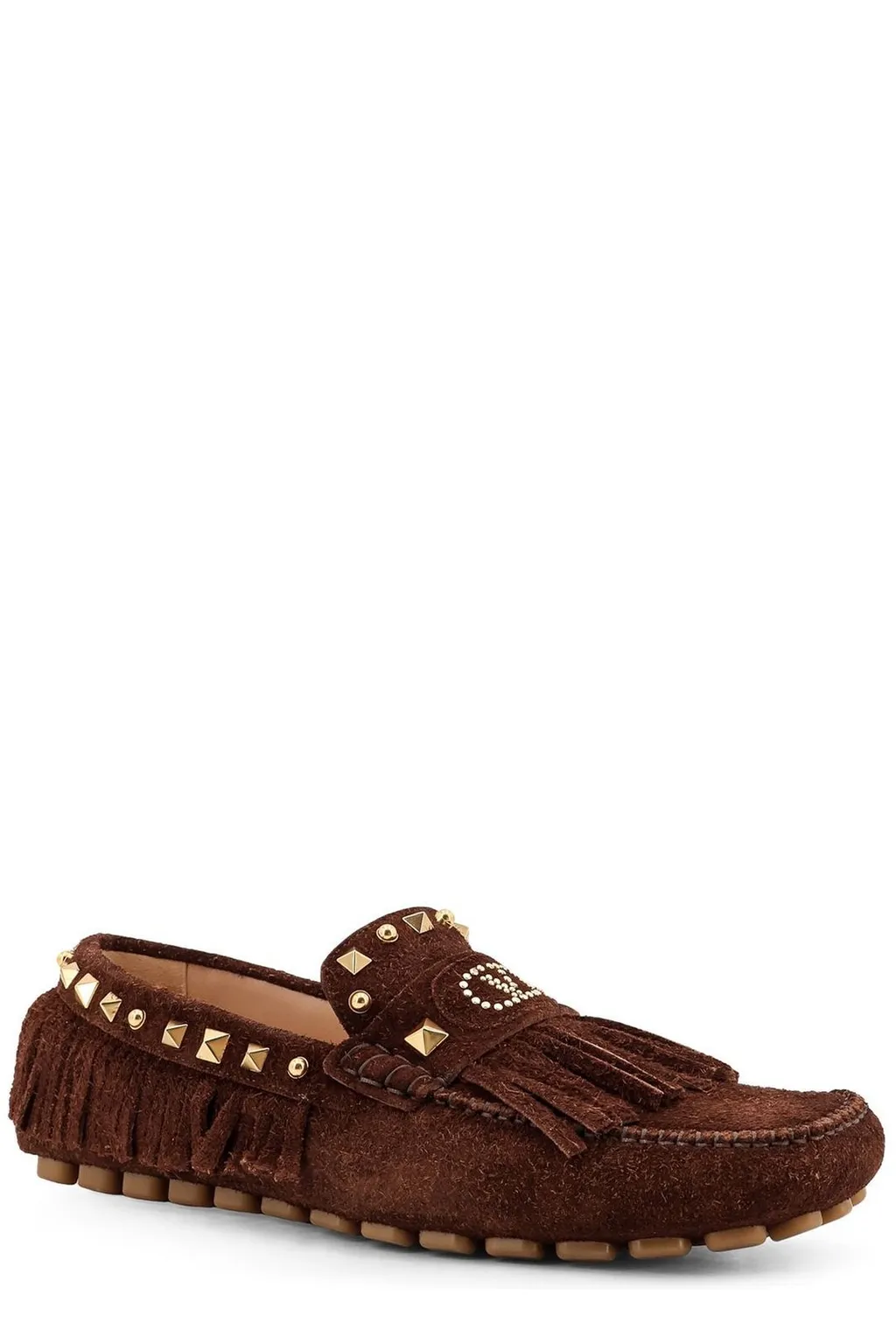 Mocassins With Fringe And Studs