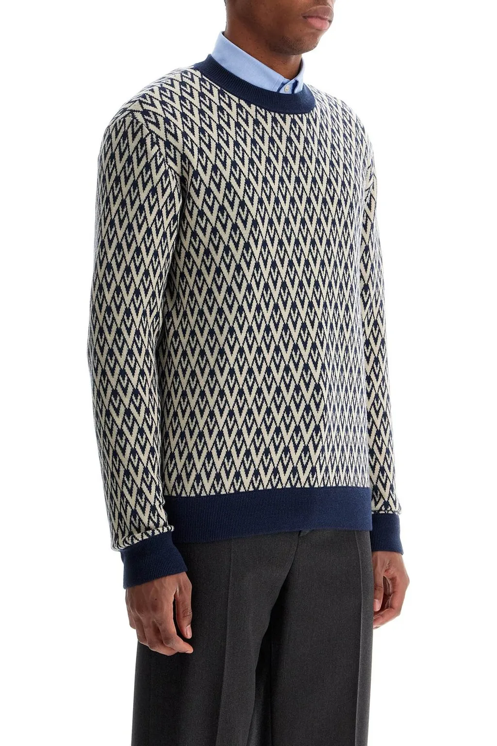 Jacquard Knit Sweater