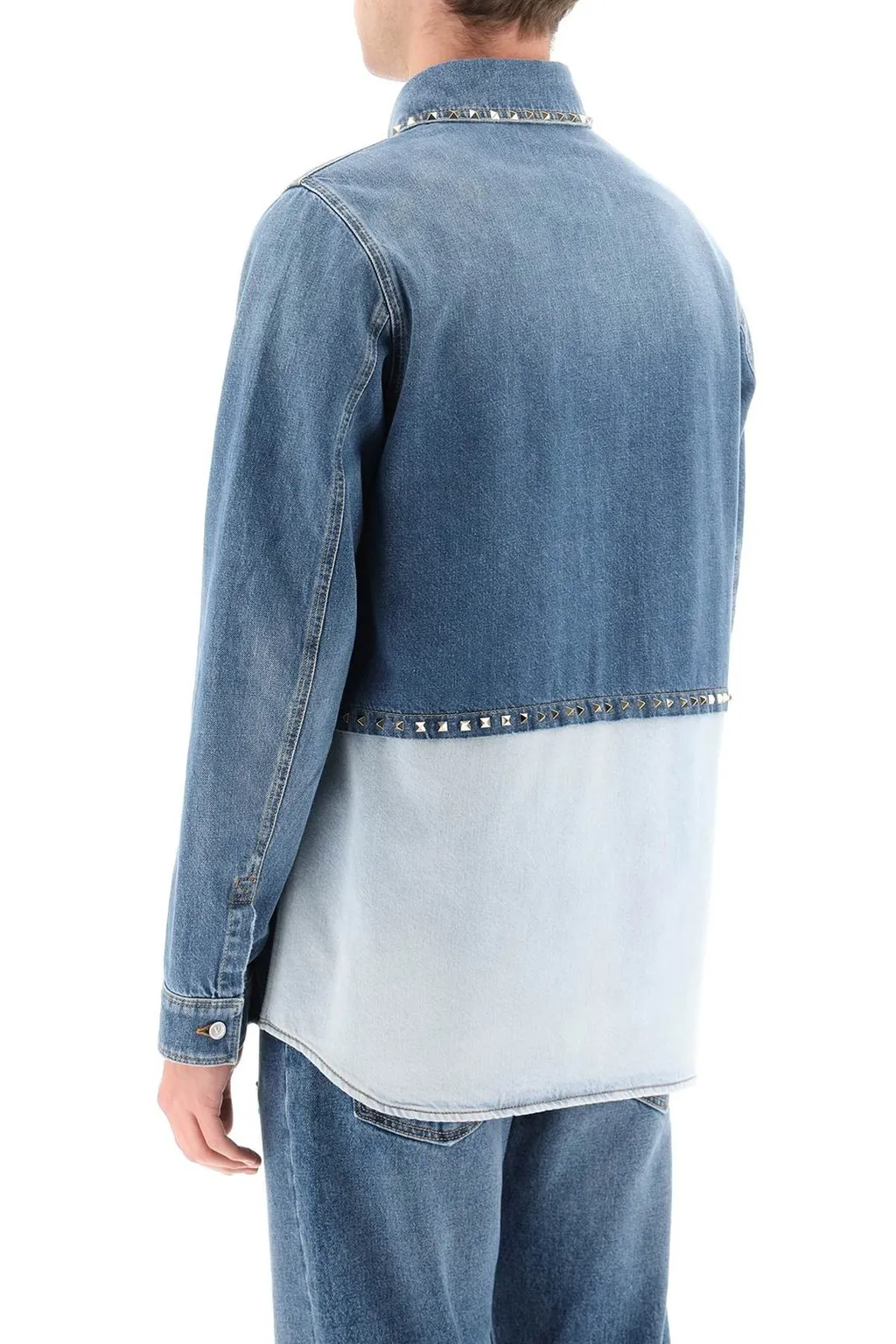 Denim Shirt With Studs