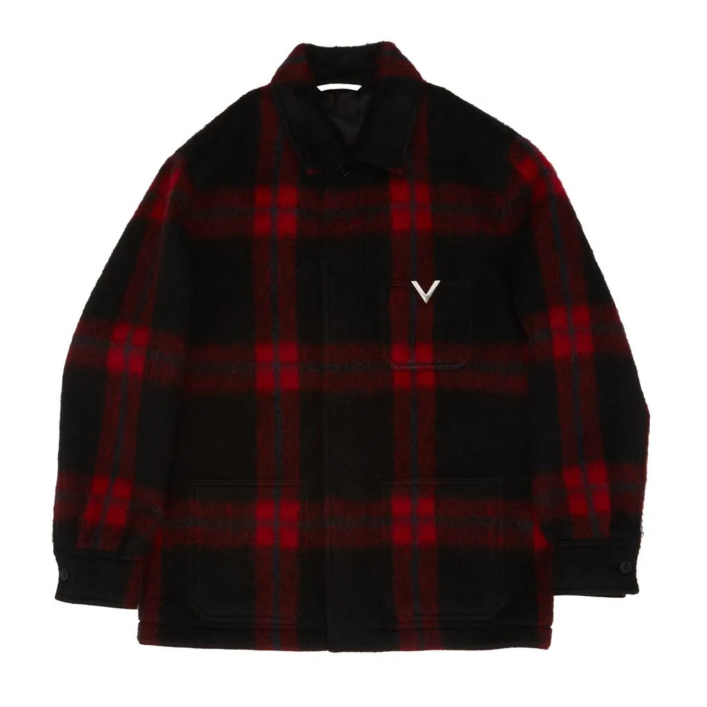 Plaid Wool Jacket