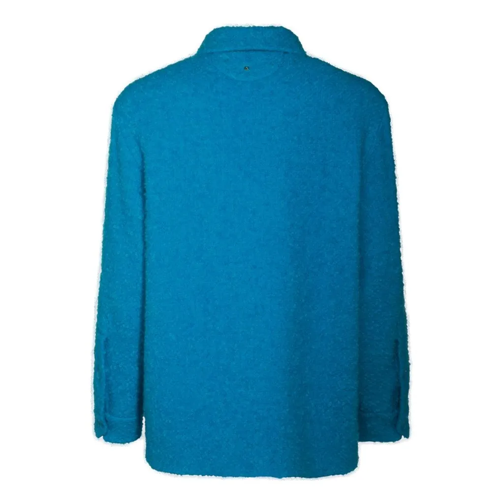 Textured Button-Up Shirt