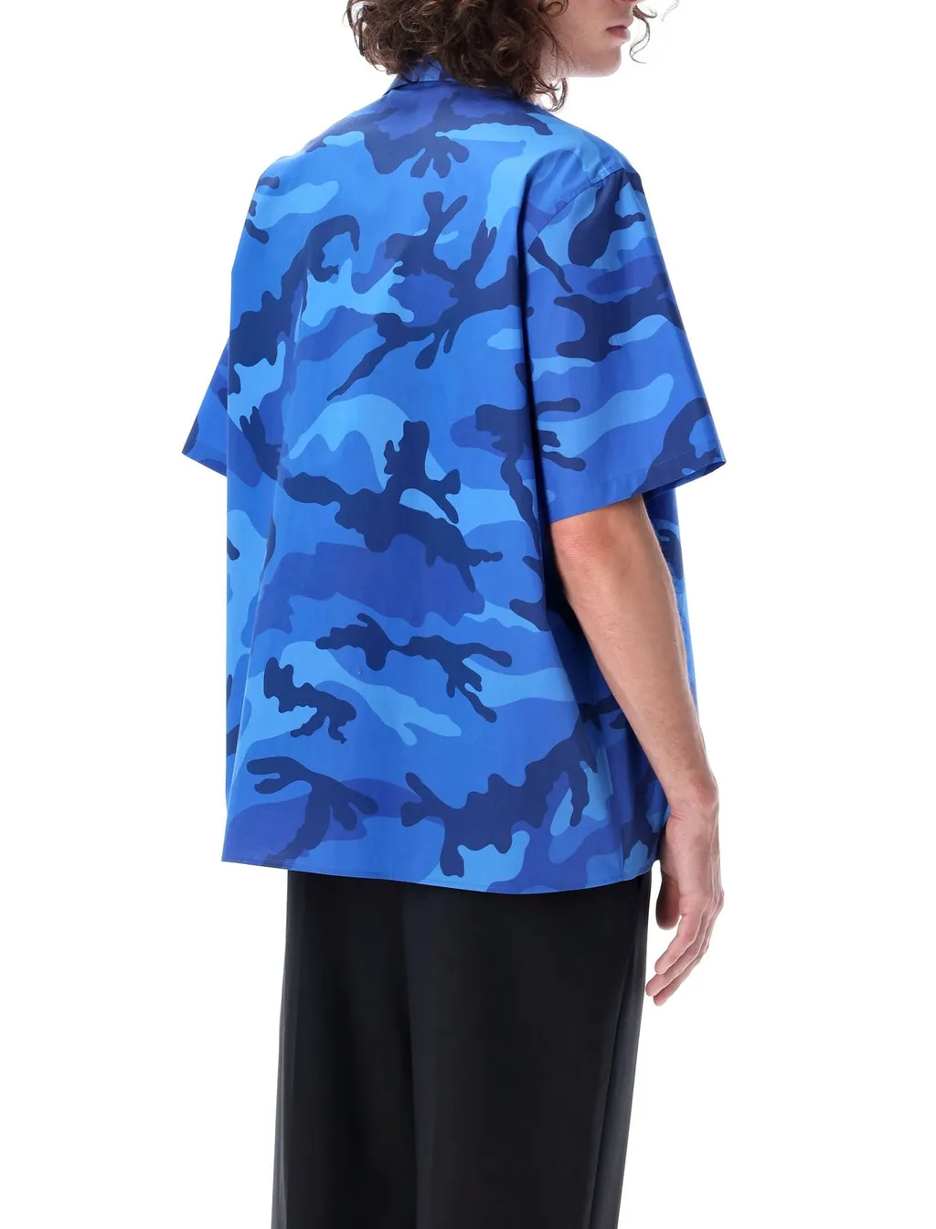 Camo Print Short Sleeve Shirt