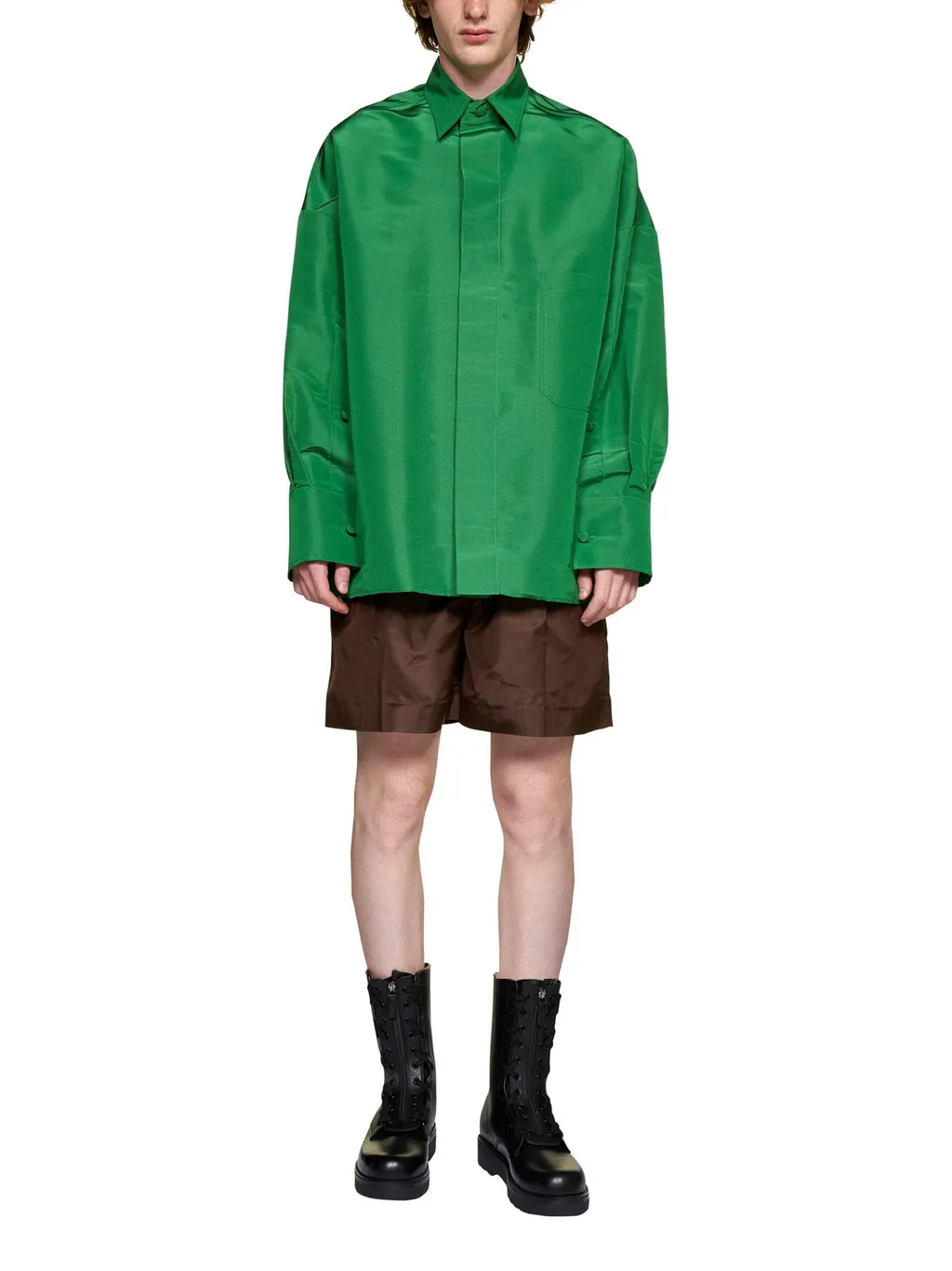 Pleated Shorts