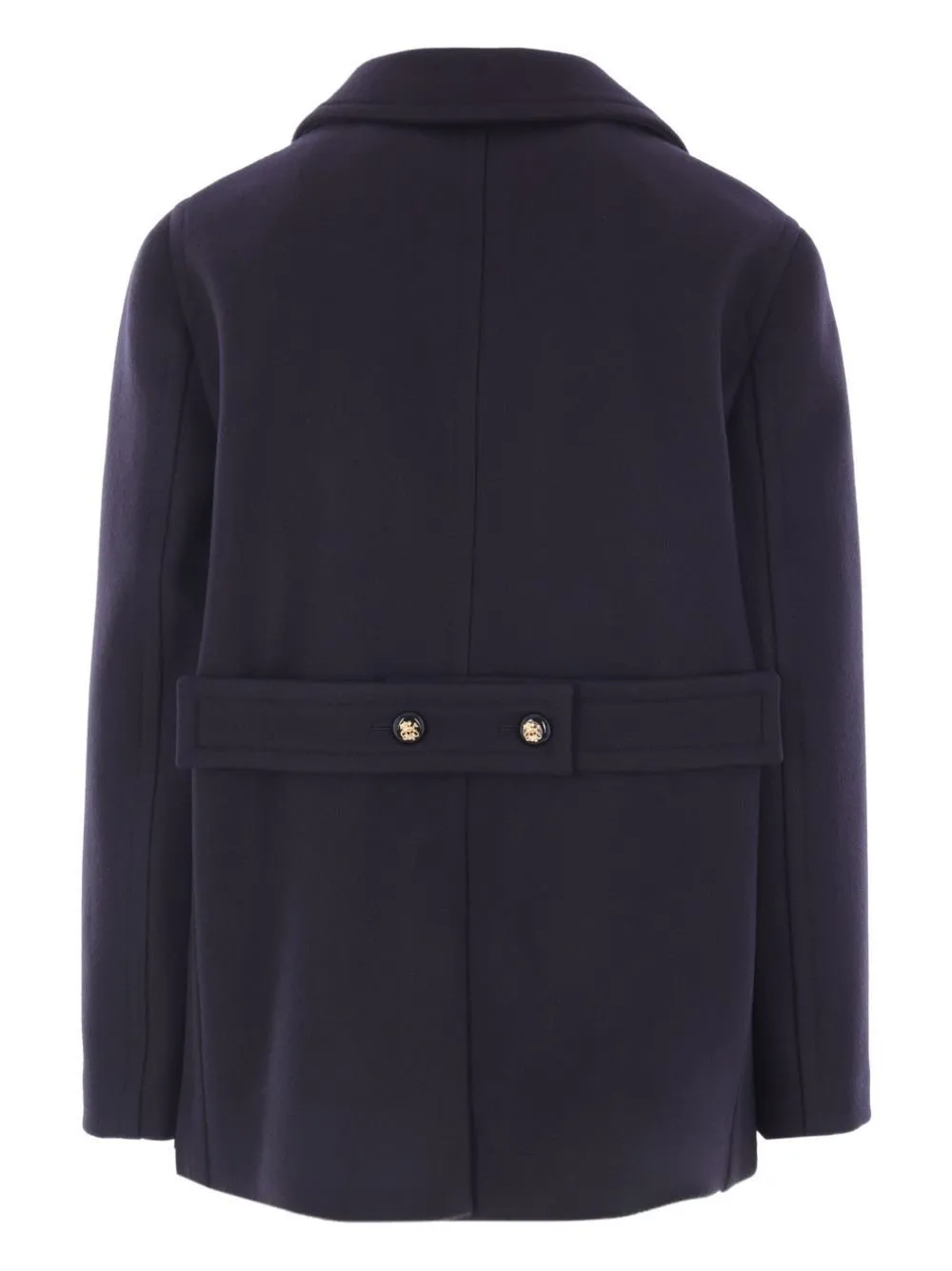 Double-Breasted Wool Coat