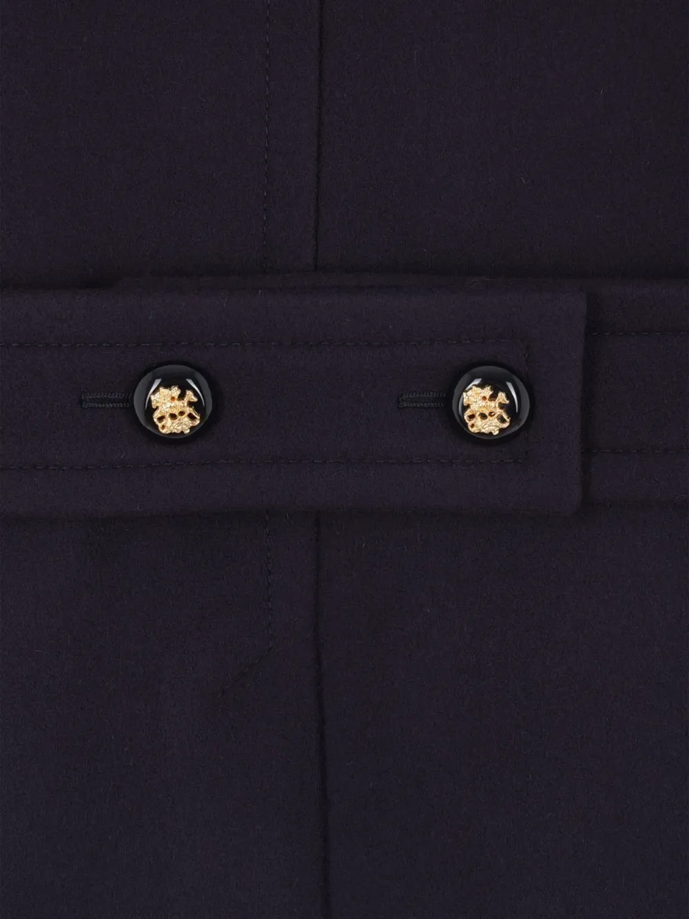 Double-Breasted Wool Coat