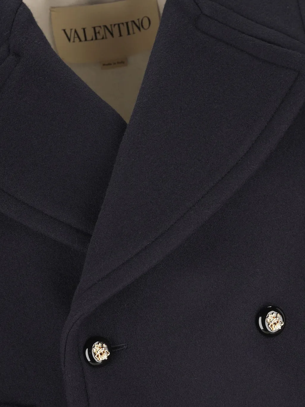 Double-Breasted Wool Coat