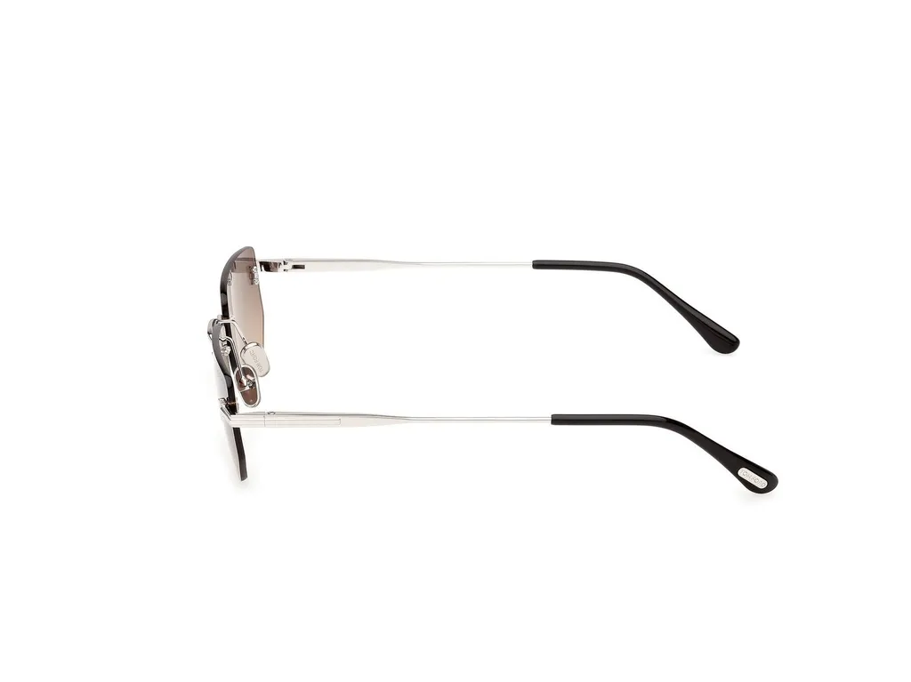 Rimless Octagonal Sunglasses
