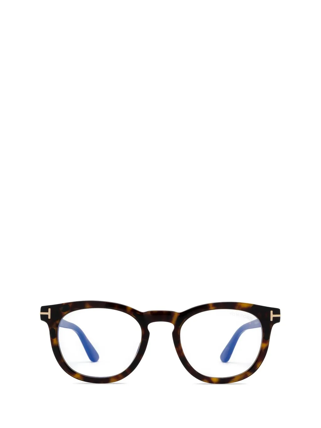 Round Eyeglasses With Clip-On Sunglasses