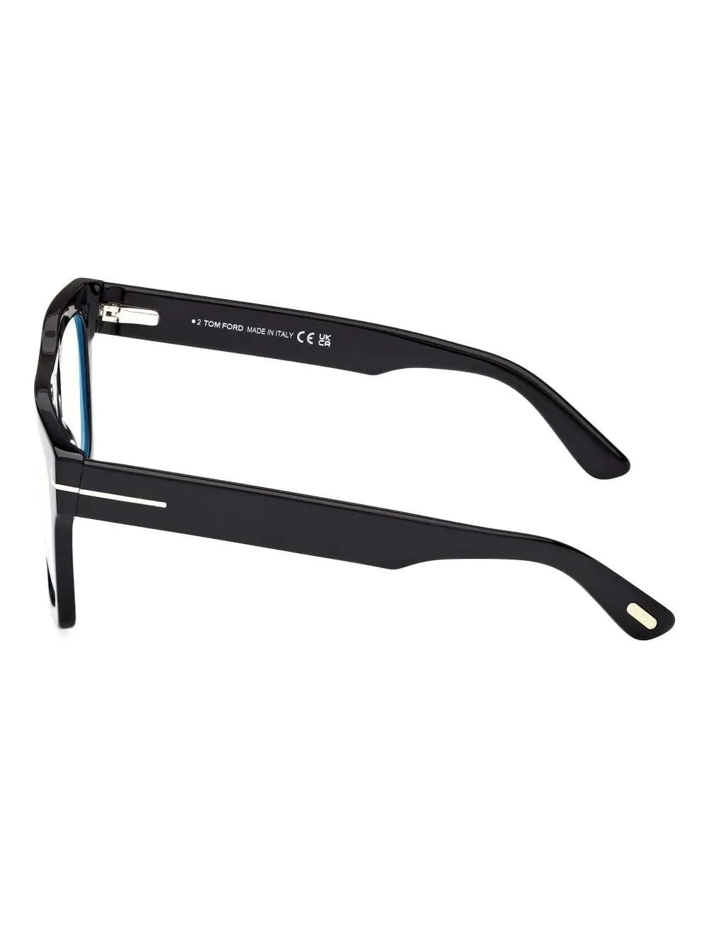Square Eyeglasses With Clip-On Sunglasses