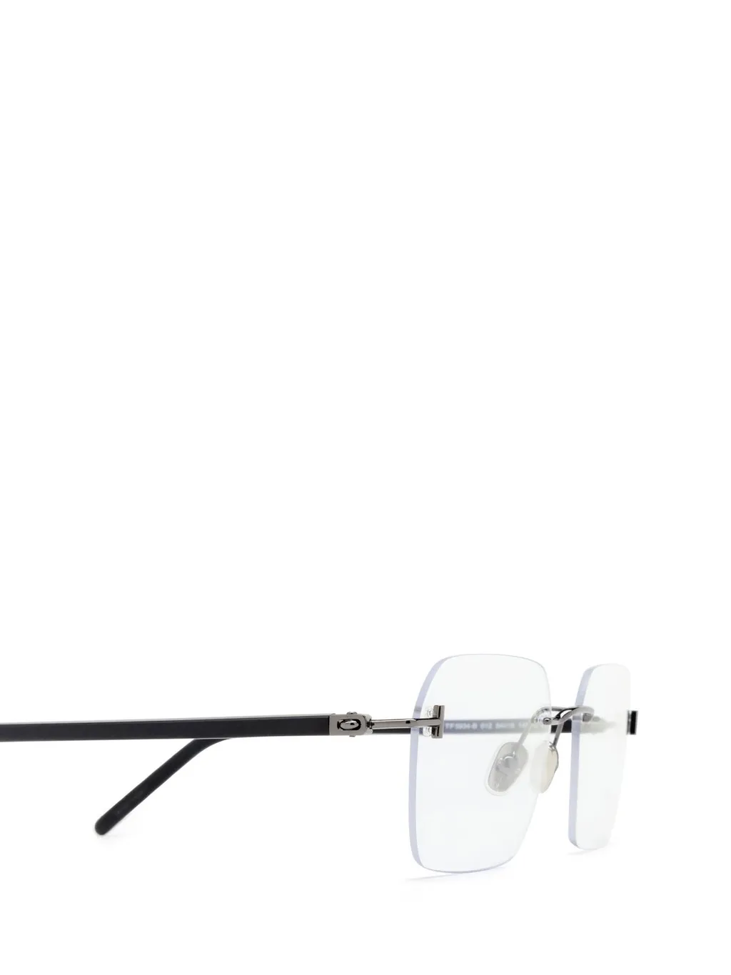 Rimless Octagonal Eyeglasses