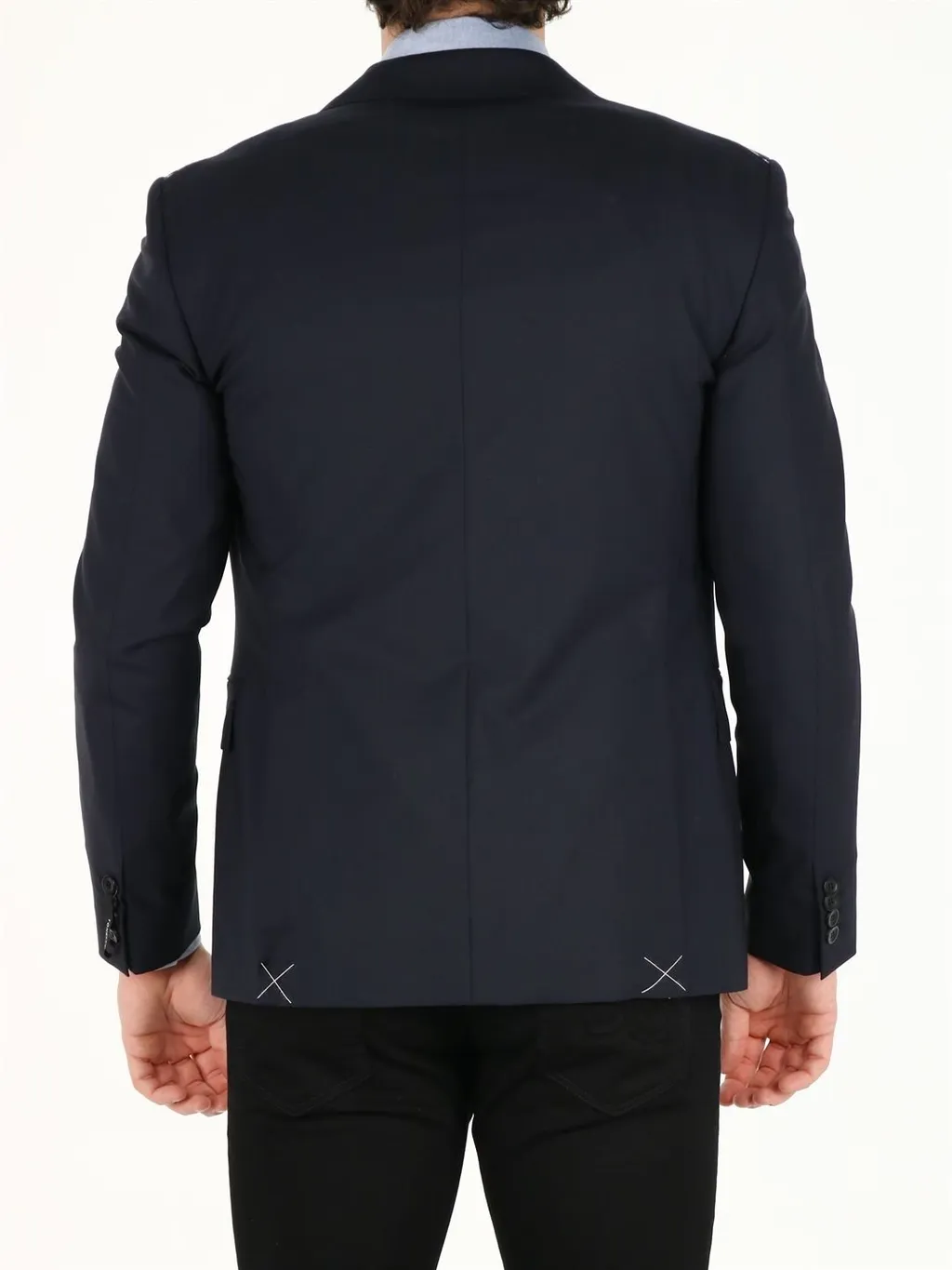 Double-Breasted Blazer With Vest