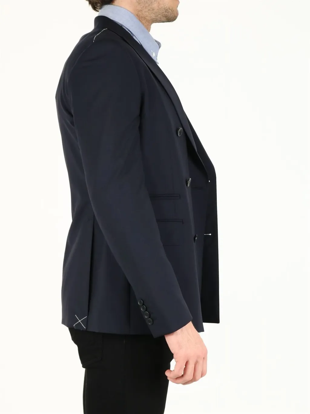 Double-Breasted Blazer With Vest