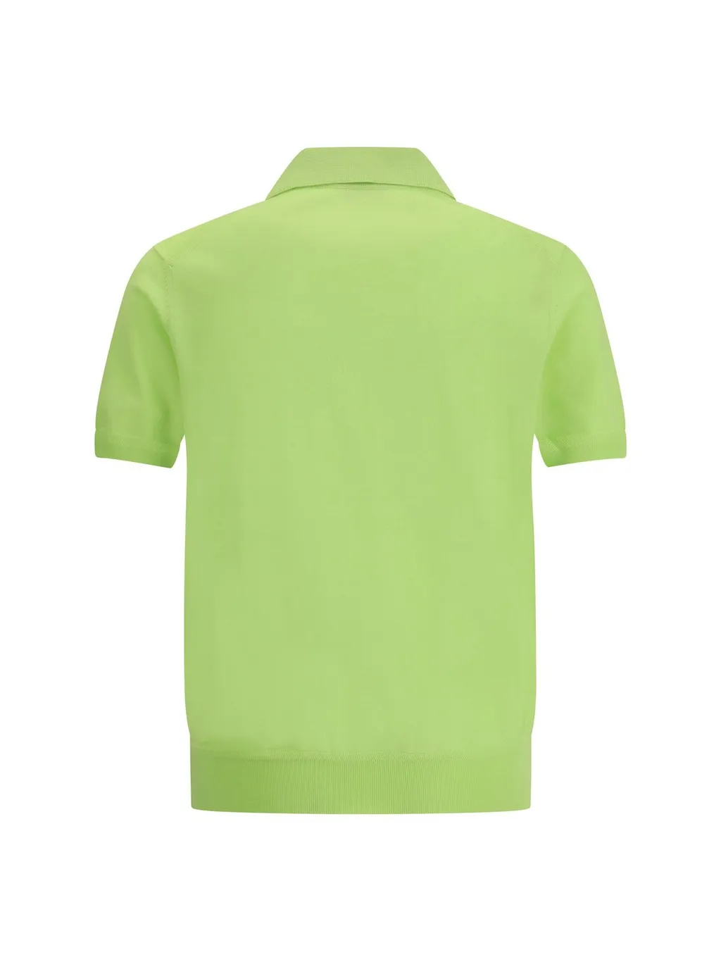Short Sleeve Knit Polo Shirt