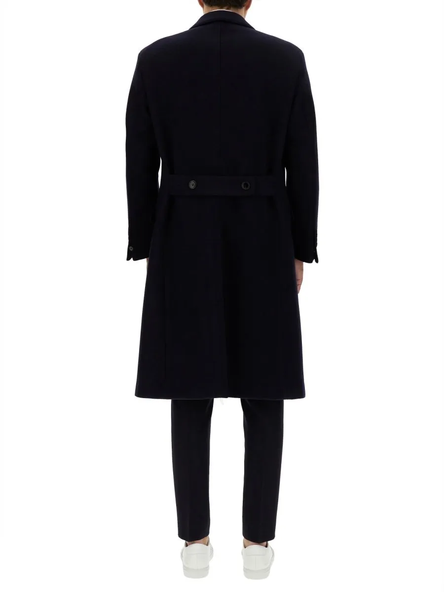 Double-Breasted Wool Coat
