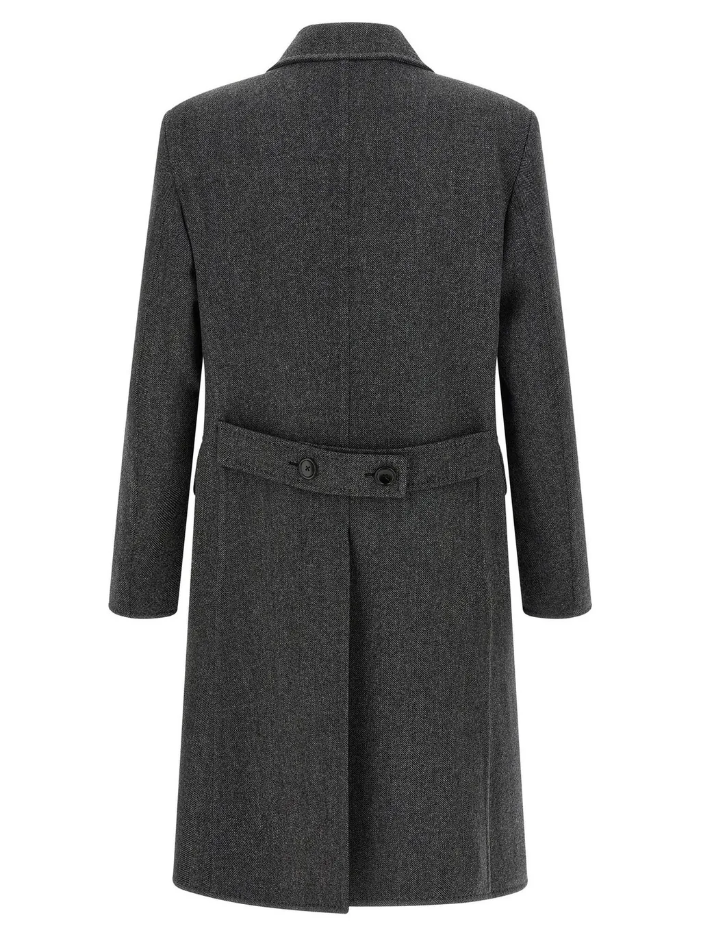 Double-Breasted Wool Coat