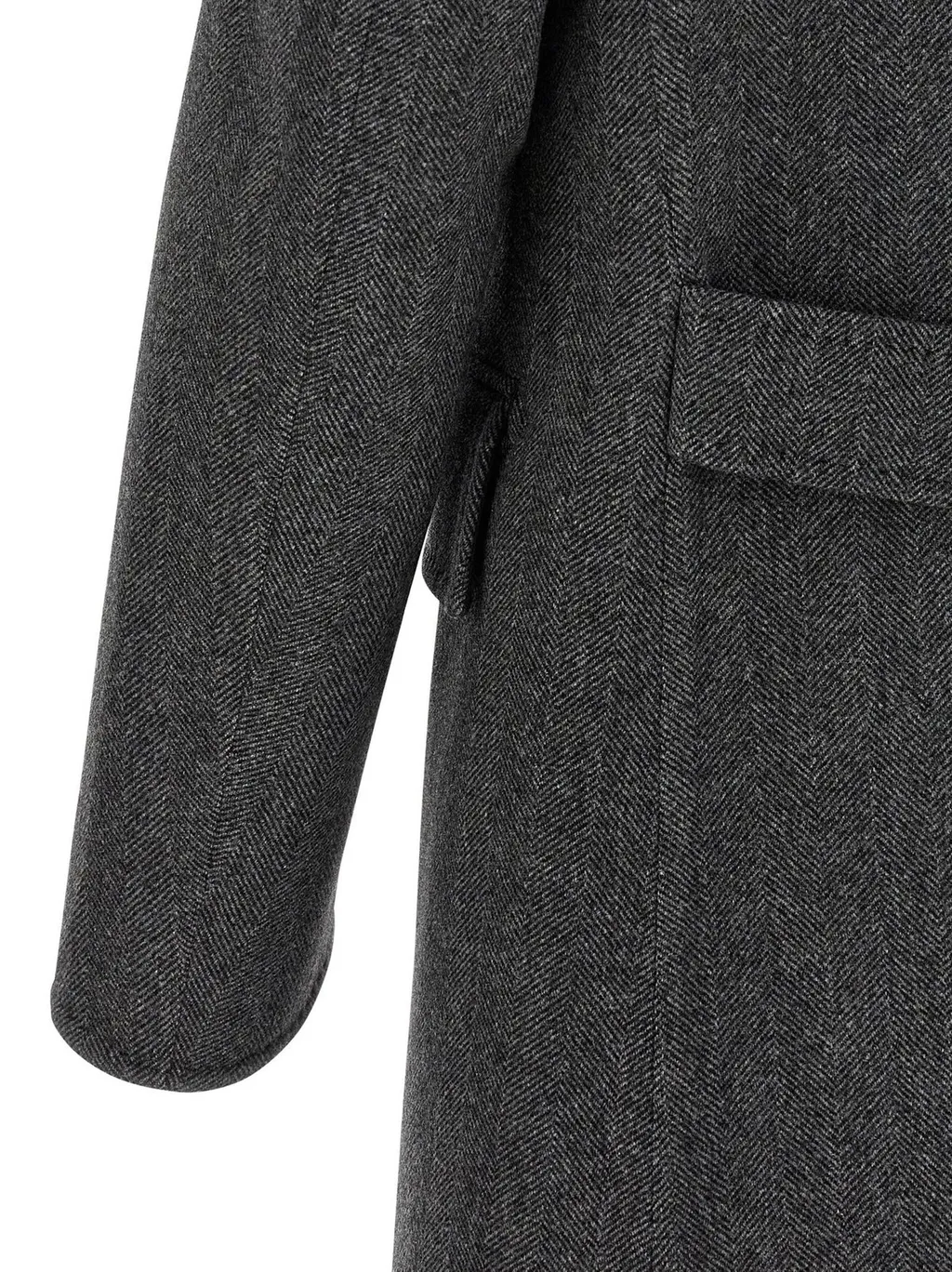 Double-Breasted Wool Coat