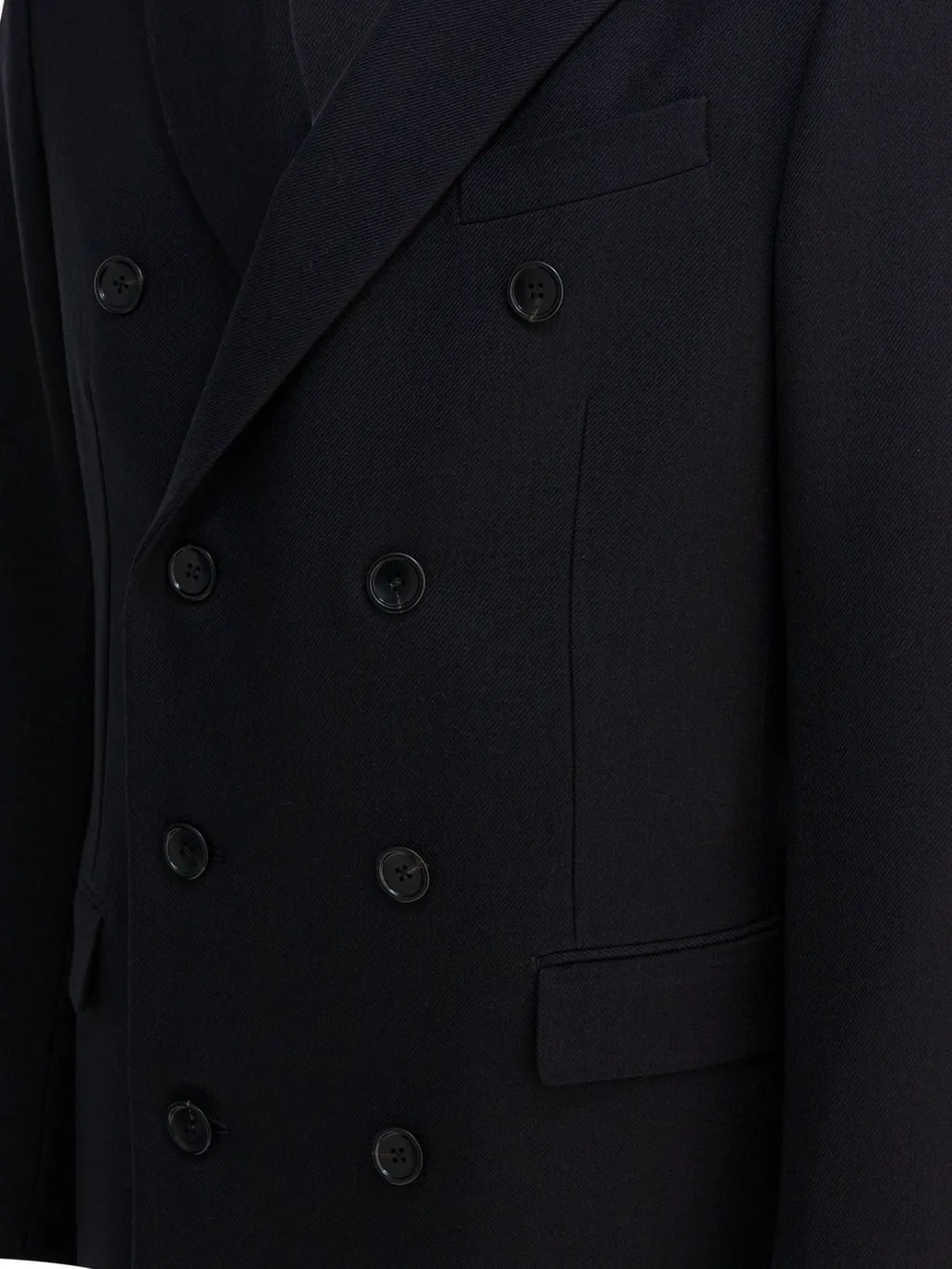Double-Breasted Wool Coat