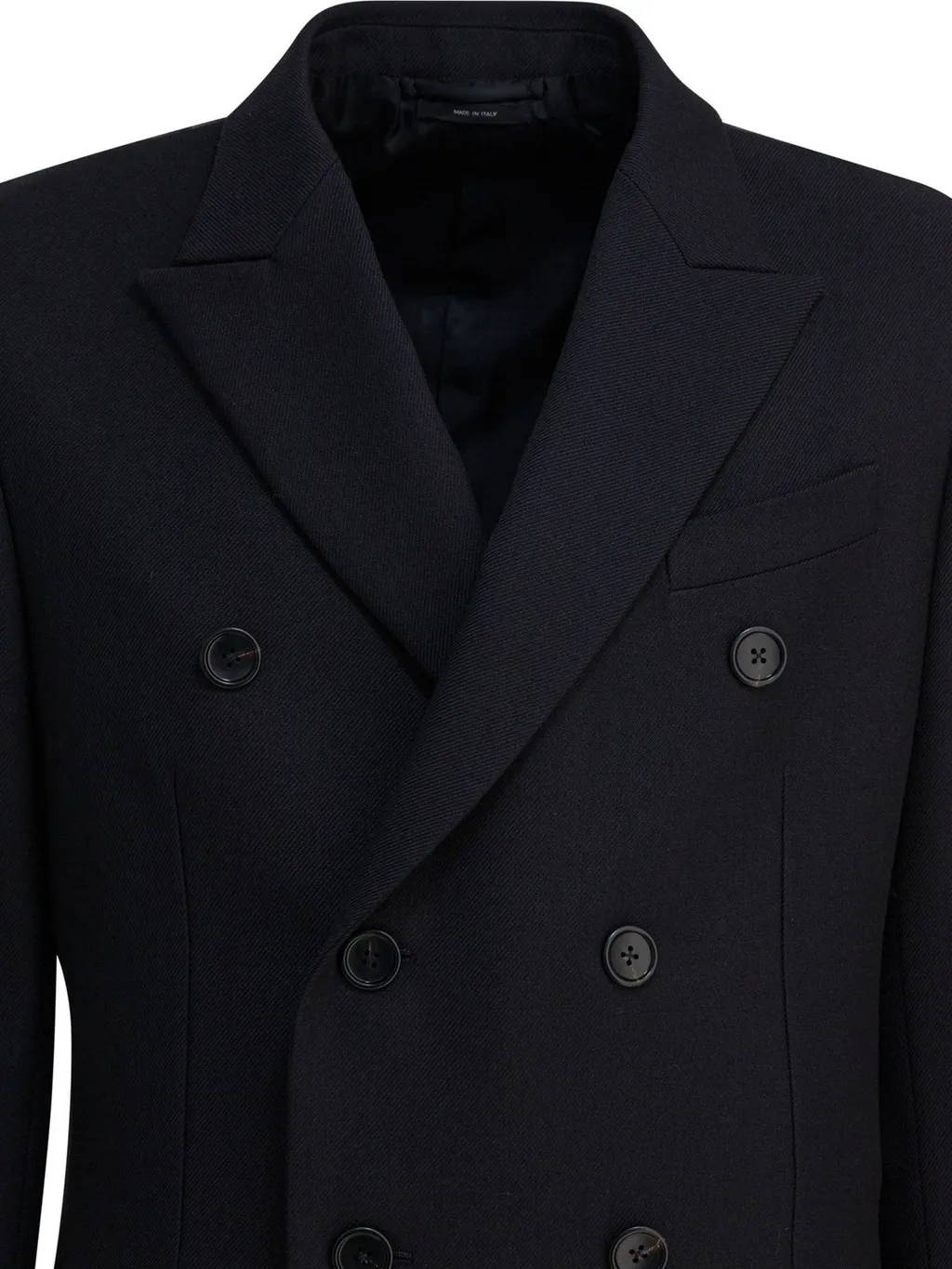 Double-Breasted Wool Coat