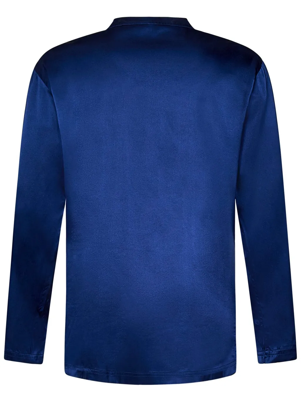 Long Sleeve Band Collar Shirt