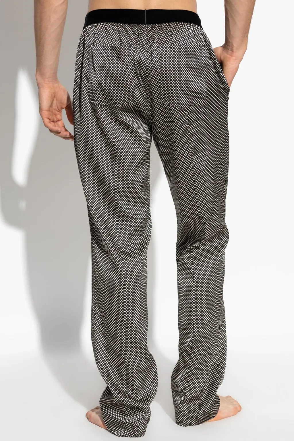 Logo Print Pajama Pants