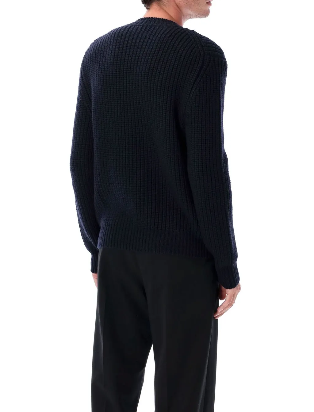 Ribbed Crewneck Sweater