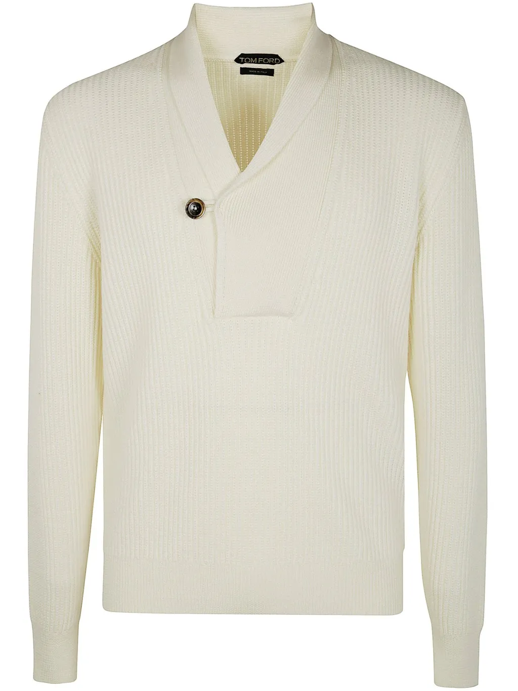 Shawl Collar Knit Sweater