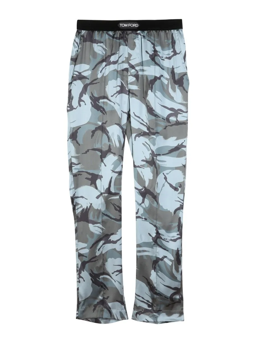 Camouflage Print Pajama Pants