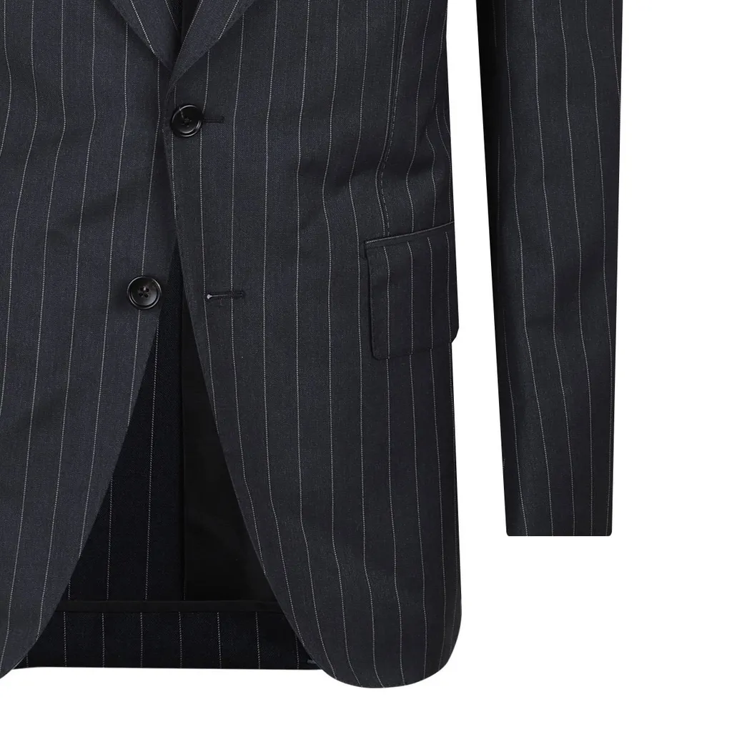 Pinstripe Suit Jacket