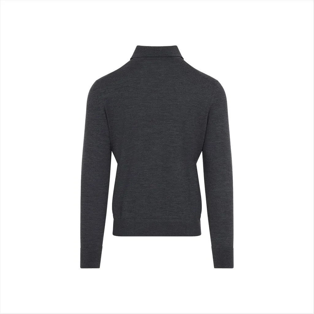 Long-Sleeved Polo Shirt