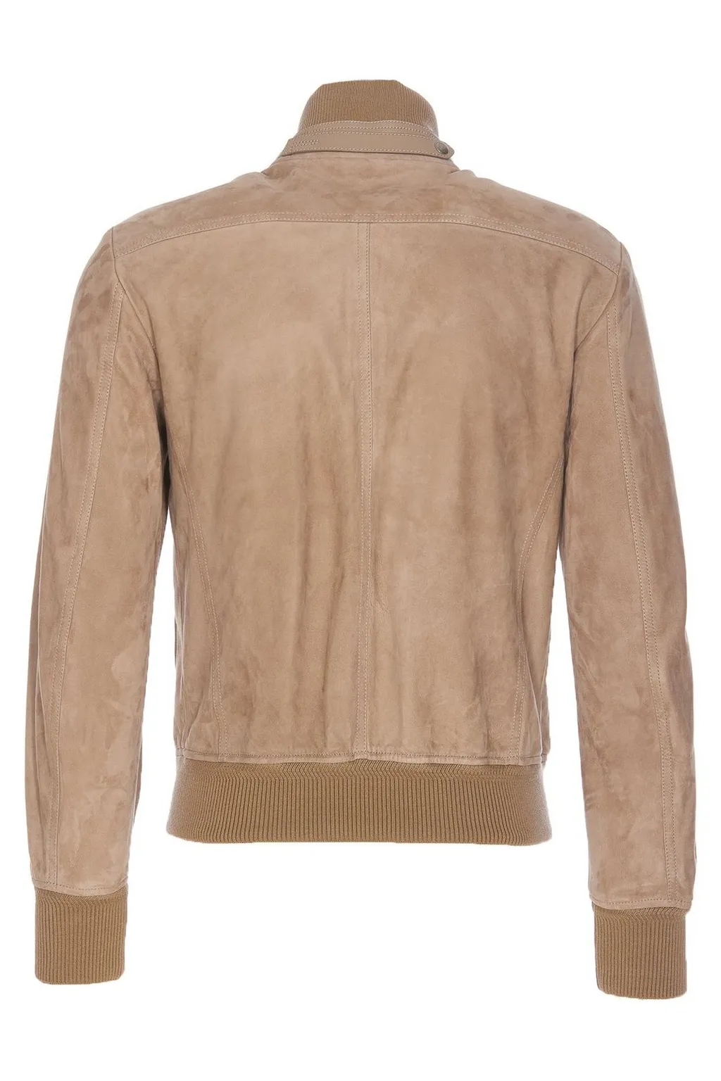 Suede Bomber Jacket