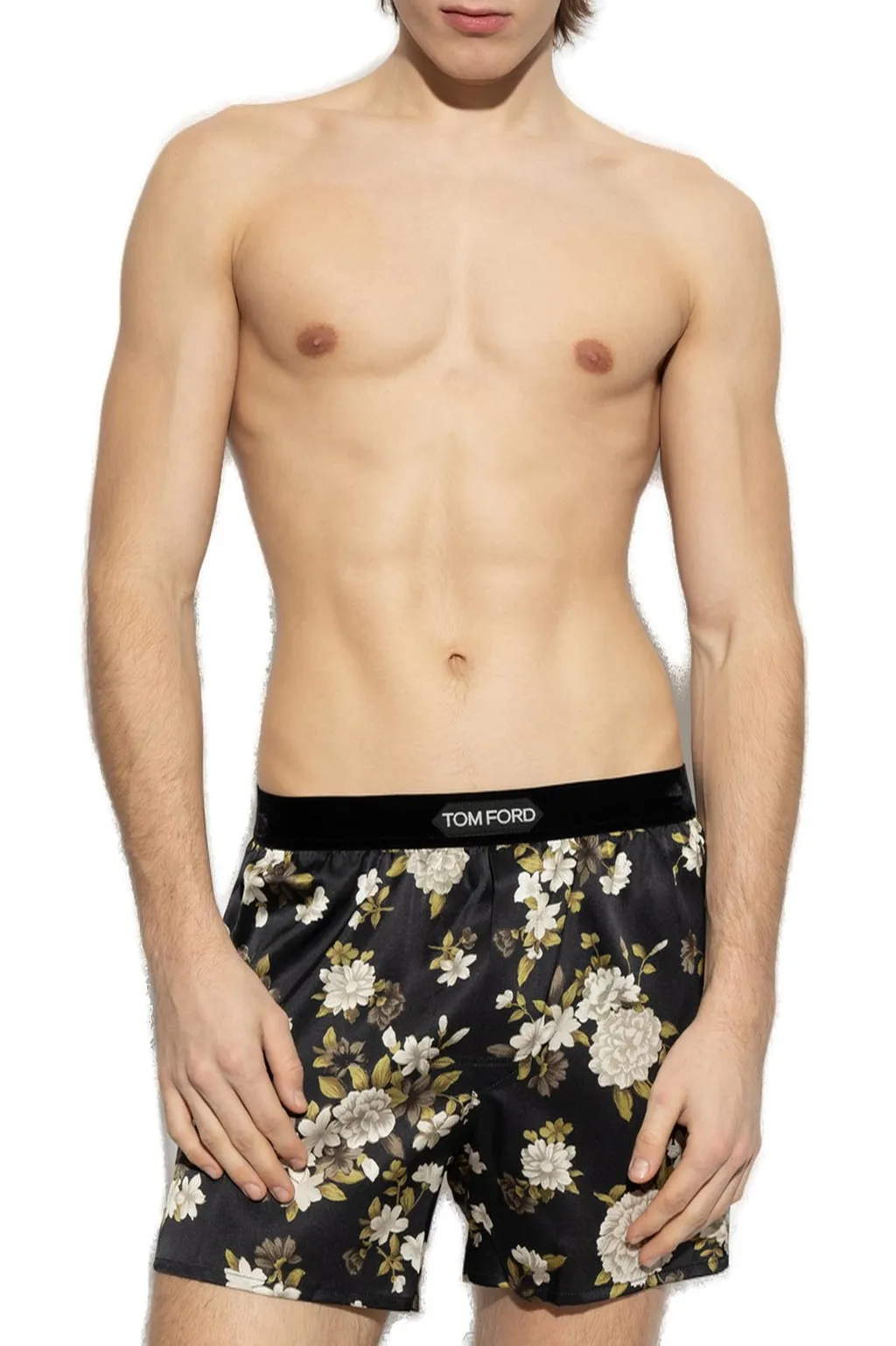 Boxer Shorts With Floral Print