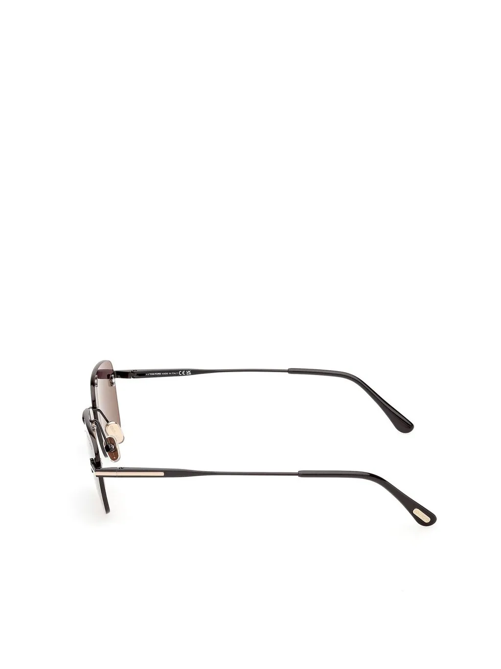 Rimless Rectangular Sunglasses