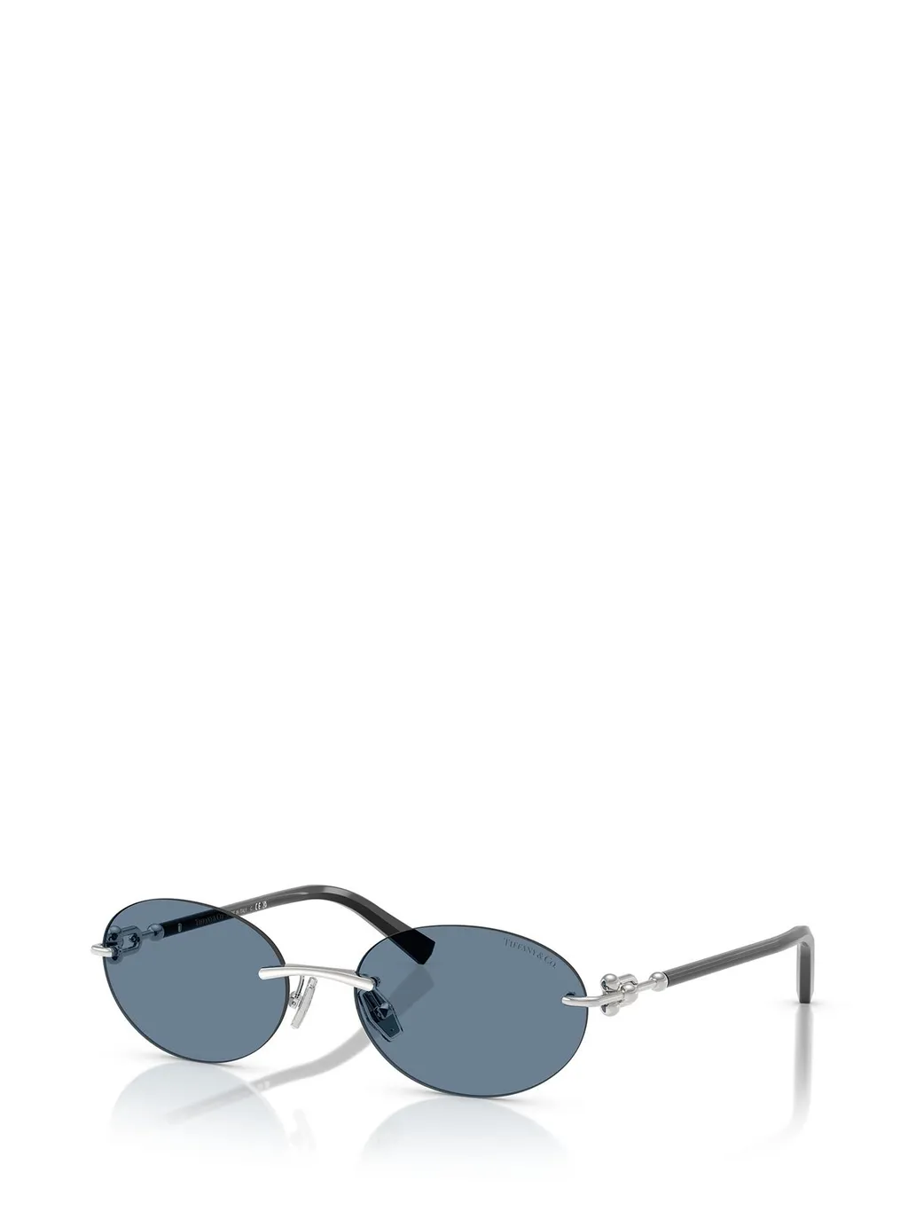 Oval Rimless Sunglasses