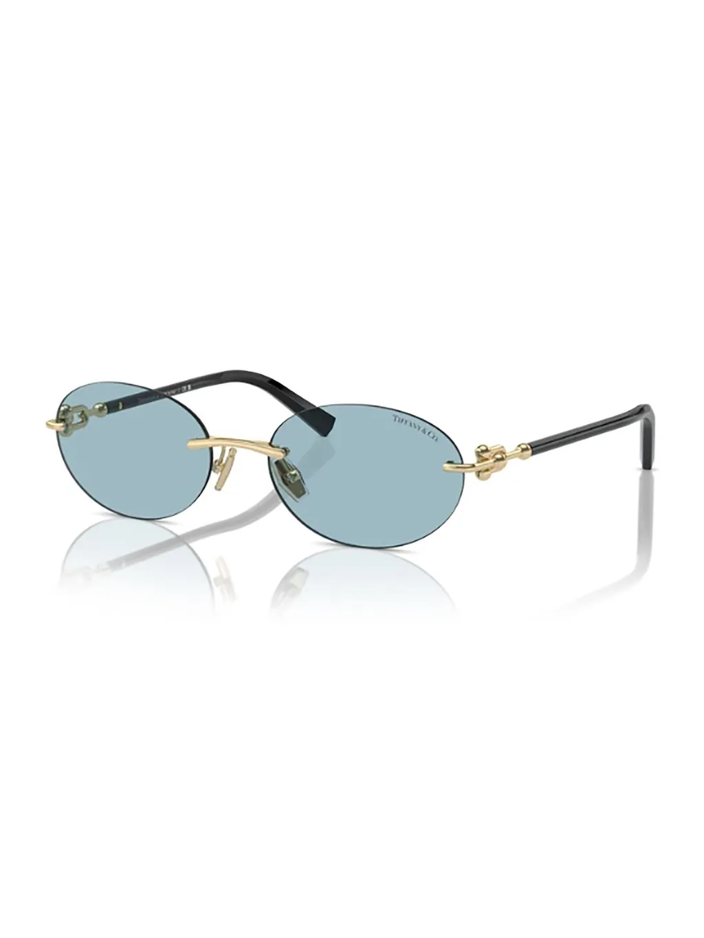 Oval Rimless Sunglasses