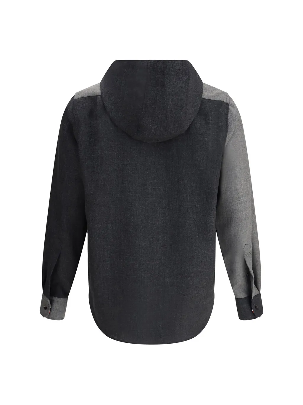 Colorblock Hooded Shirt