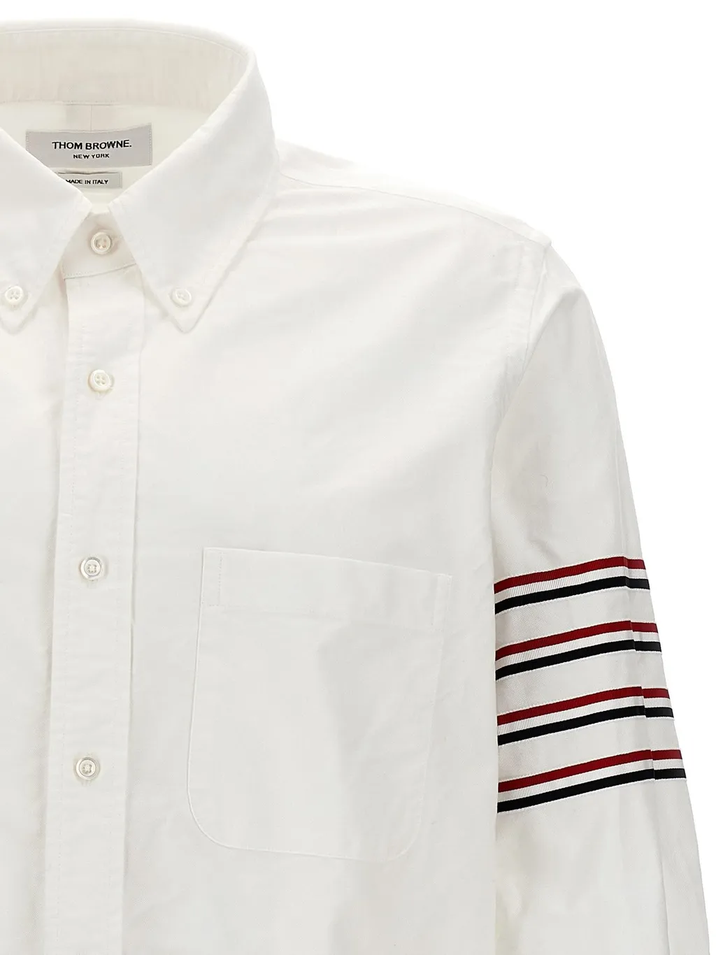 Button-Down Shirt With Four Stripes