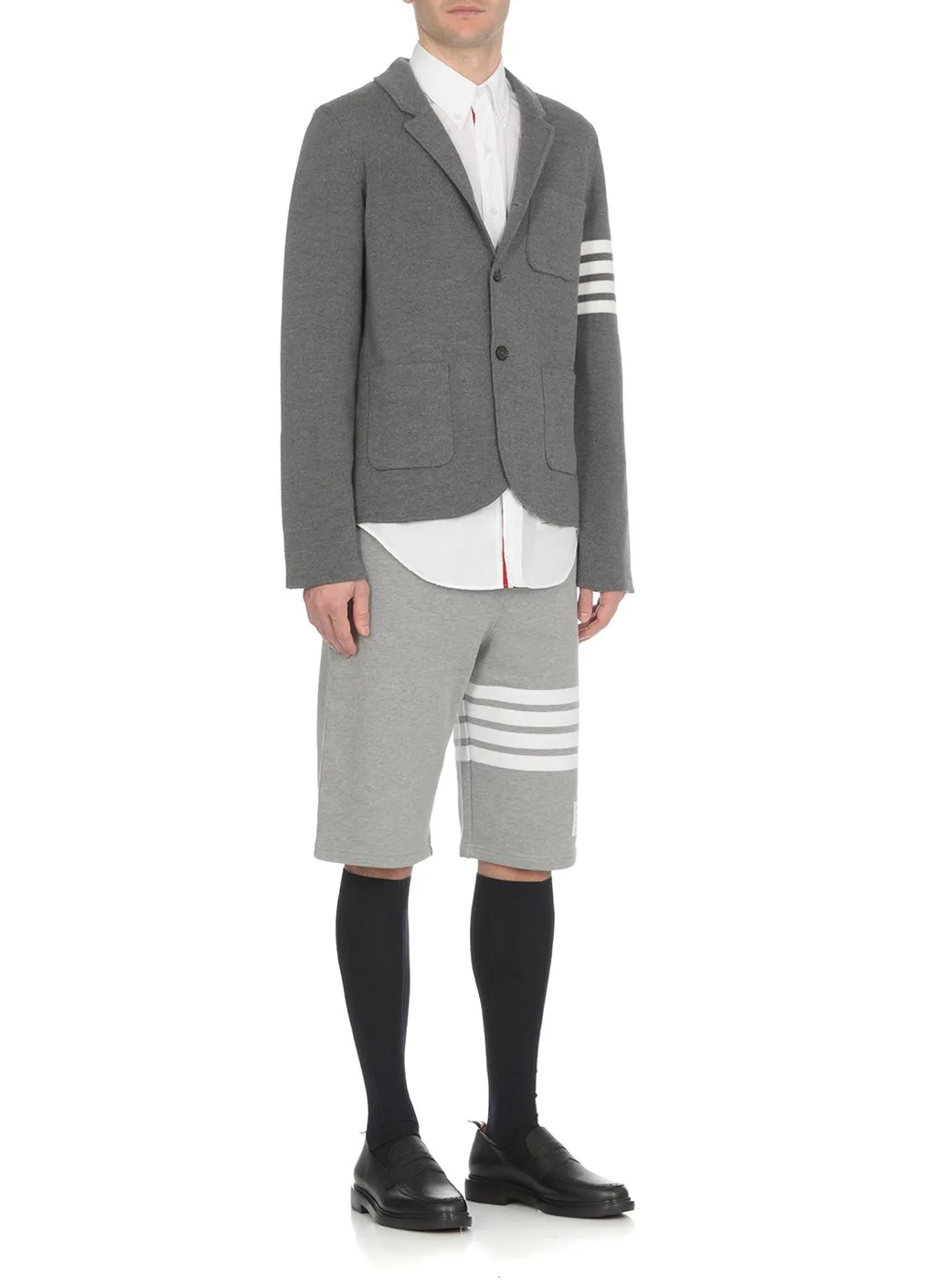 Blazer With Four Stripes