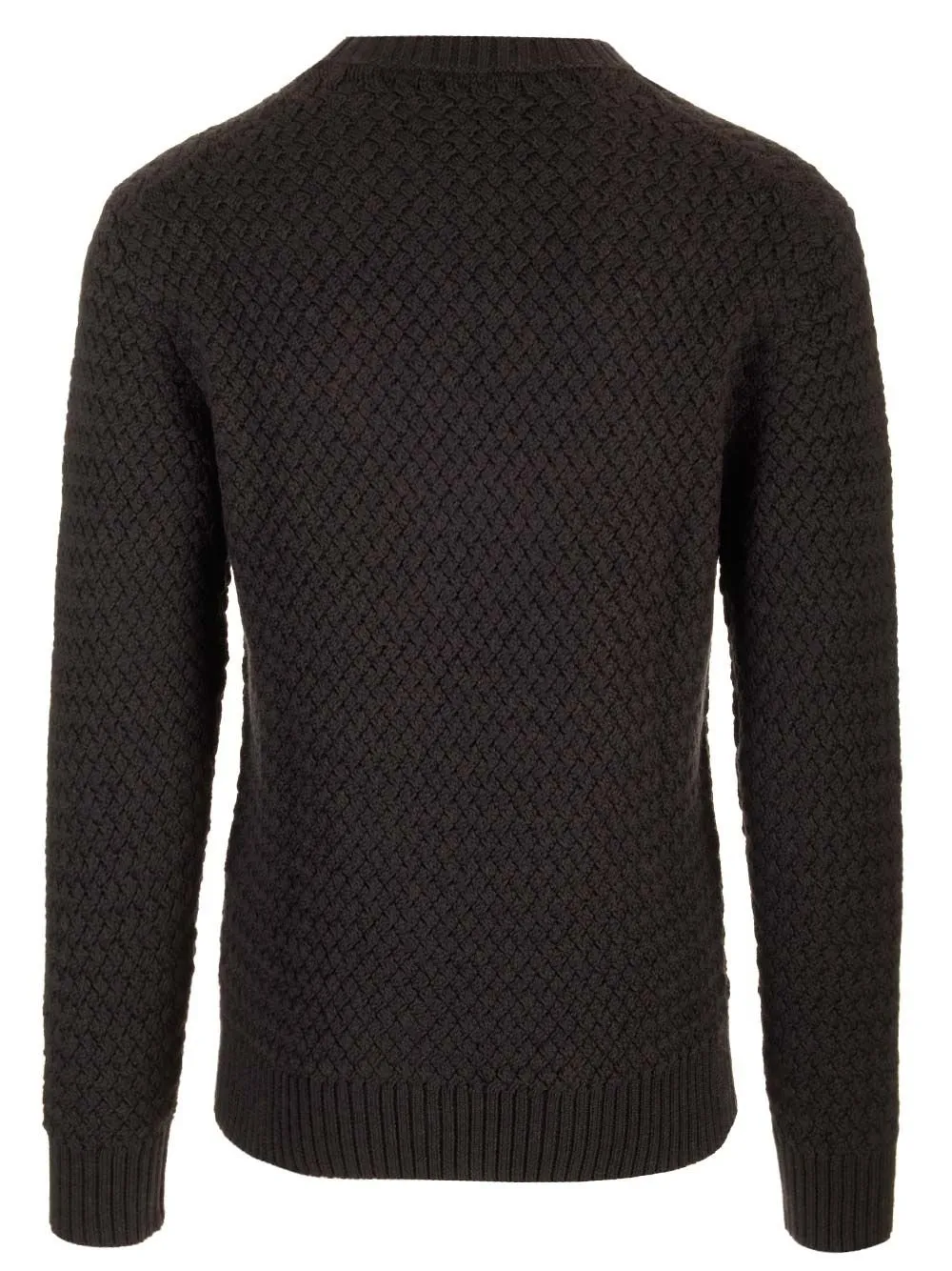 Textured Crewneck Sweater