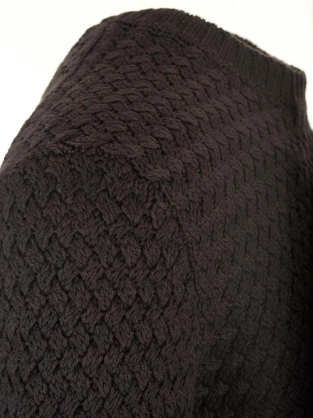 Textured Crewneck Sweater